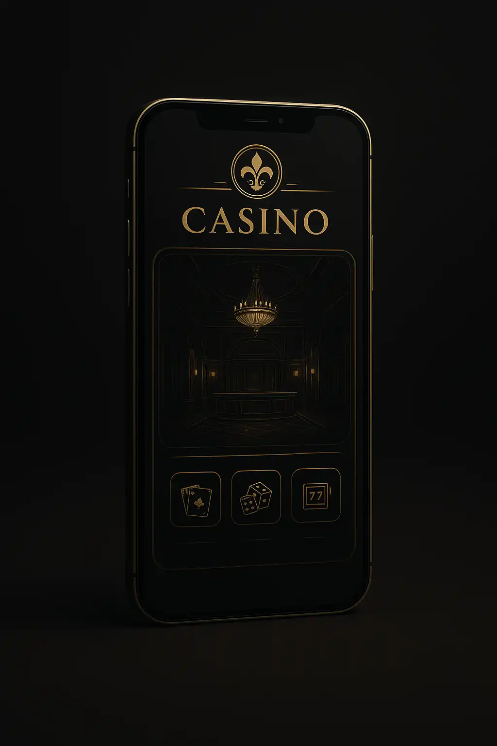 Mobile phone showing the DaytonaSpin casino lobby
